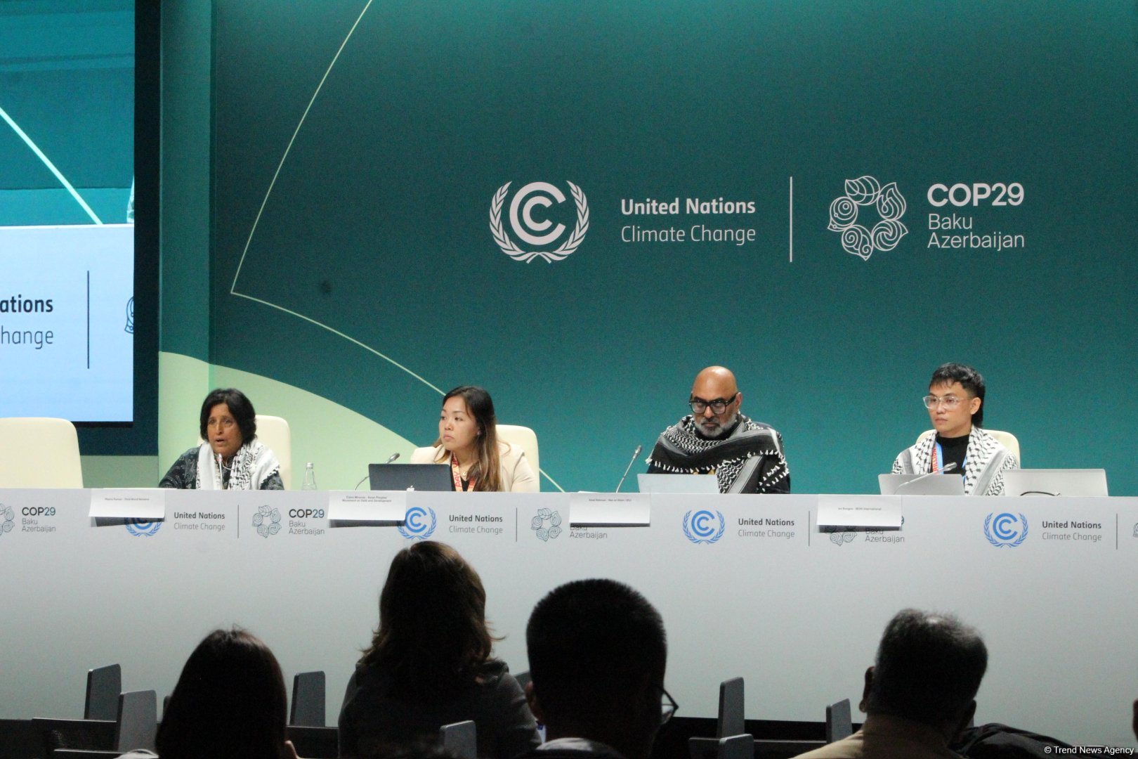COP29-da “İqlim ədalətini tələb etmək üçün qlobal kampaniya” mövzusunda panel müzakirəsi keçirilib (FOTO)