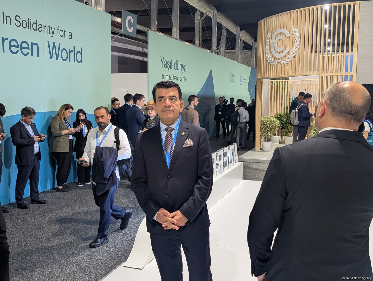 İSESCO-nun baş direktoru COP29-da Azərbaycan pavilyonu ilə tanış olub (FOTO)