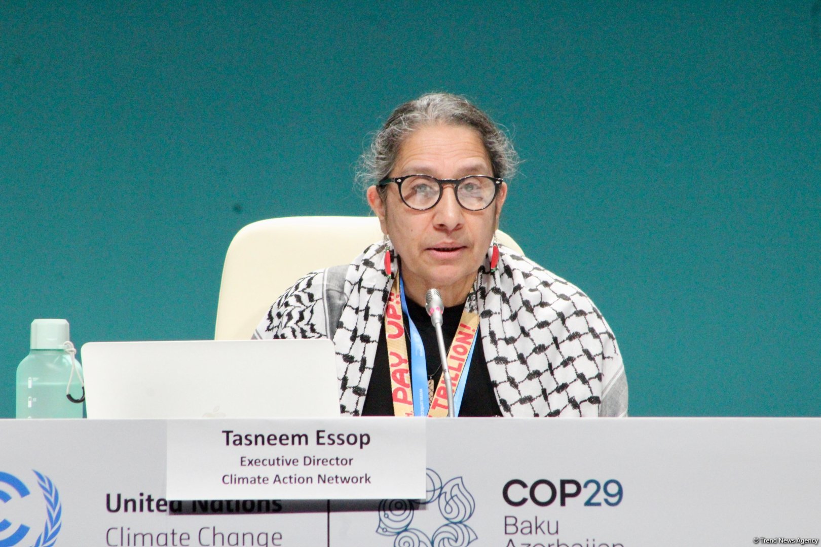COP29 bizi narahat edən bütün digər məsələlərə böyük təsir göstərəcək - Tasneem Essop