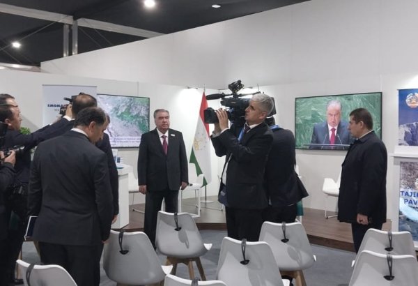 Emoməli Rəhmon COP29-da Tacikistan pavilyonunun rəsmi açılışında iştirak edib (FOTO)