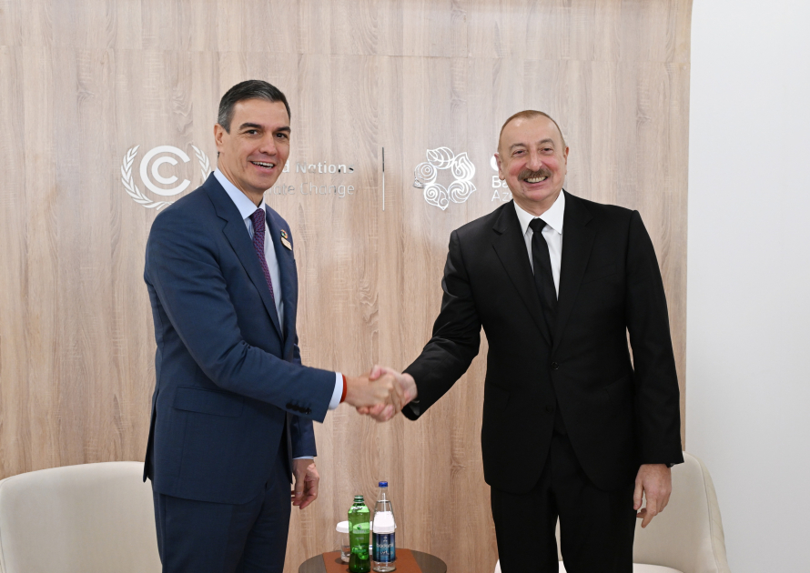 Prezident İlham Əliyev İspaniya Krallığı Hökumətinin Sədri ilə görüşüb (YENİLƏNİB) (FOTO/VİDEO)