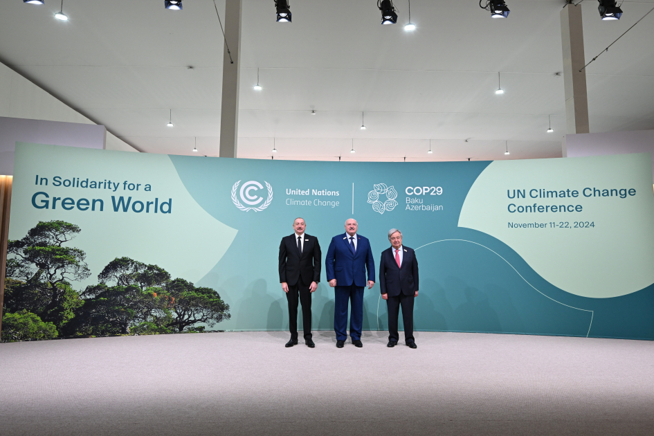 Bakıda COP29-un Liderlər Sammitinin açılış mərasimi keçirilib, Prezident İlham Əliyev çıxış edib (FOTO/VİDEO) (YENİLƏNİB-6)
