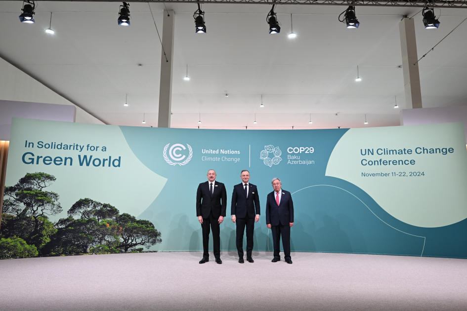 Bakıda COP29-un Liderlər Sammitinin açılış mərasimi keçirilib, Prezident İlham Əliyev çıxış edib (FOTO/VİDEO) (YENİLƏNİB-6)