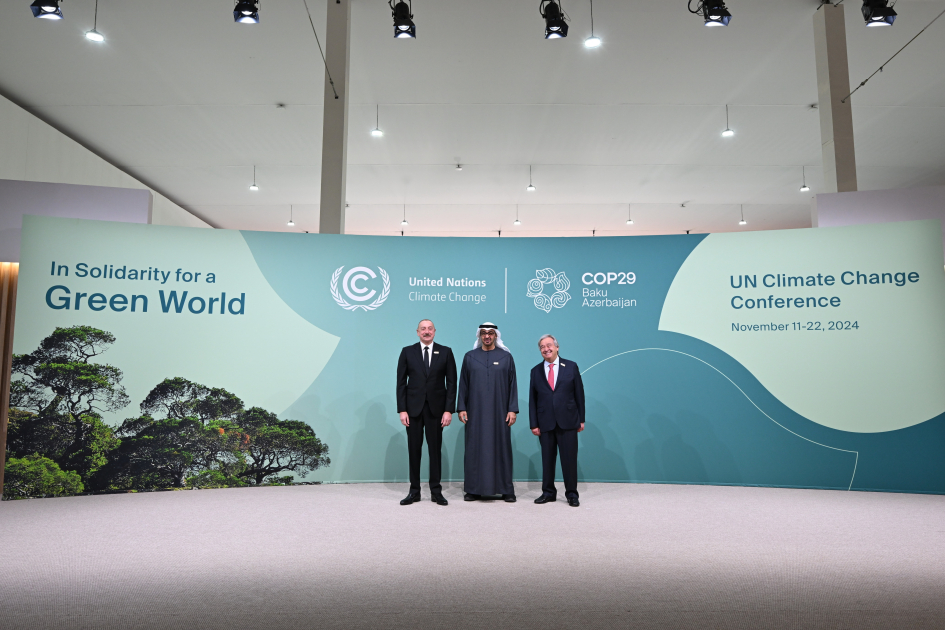 Bakıda COP29-un Liderlər Sammitinin açılış mərasimi keçirilib, Prezident İlham Əliyev çıxış edib (FOTO/VİDEO) (YENİLƏNİB-6)