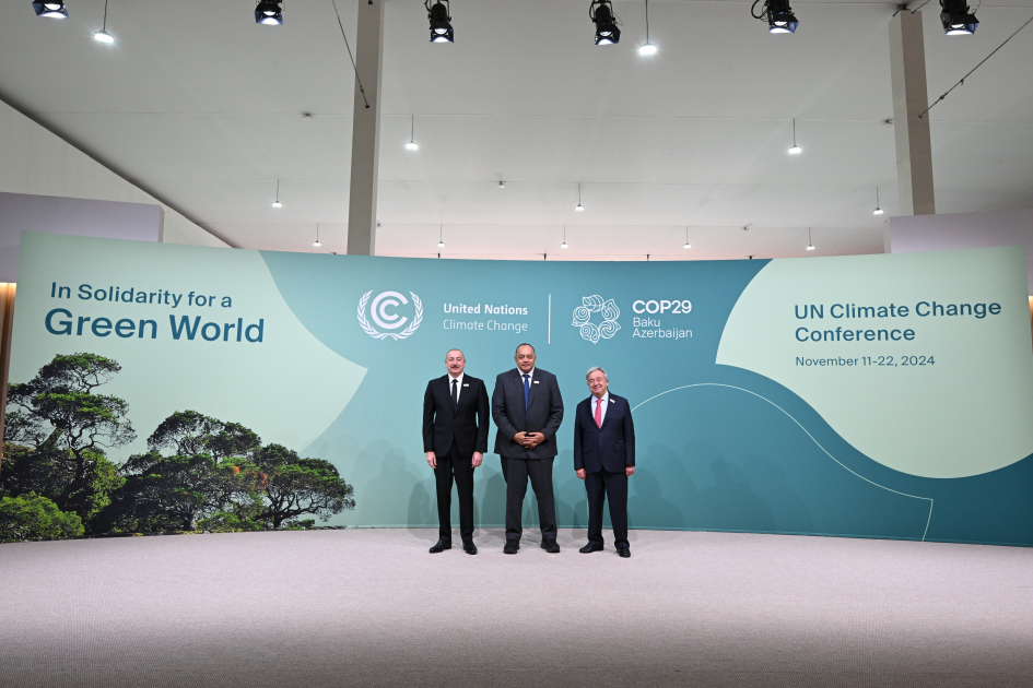 Bakıda COP29-un Liderlər Sammitinin açılış mərasimi keçirilib, Prezident İlham Əliyev çıxış edib (FOTO/VİDEO) (YENİLƏNİB-6)