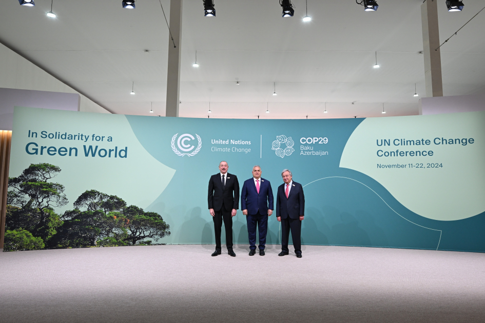 Bakıda COP29-un Liderlər Sammitinin açılış mərasimi keçirilib, Prezident İlham Əliyev çıxış edib (FOTO/VİDEO) (YENİLƏNİB-6)