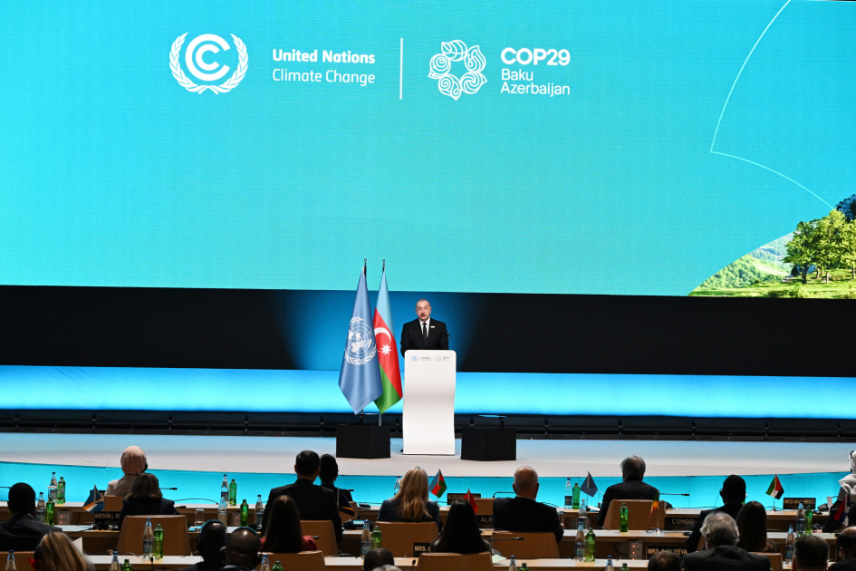 Bakıda COP29-un Liderlər Sammitinin açılış mərasimi keçirilib, Prezident İlham Əliyev çıxış edib (FOTO/VİDEO) (YENİLƏNİB-6)