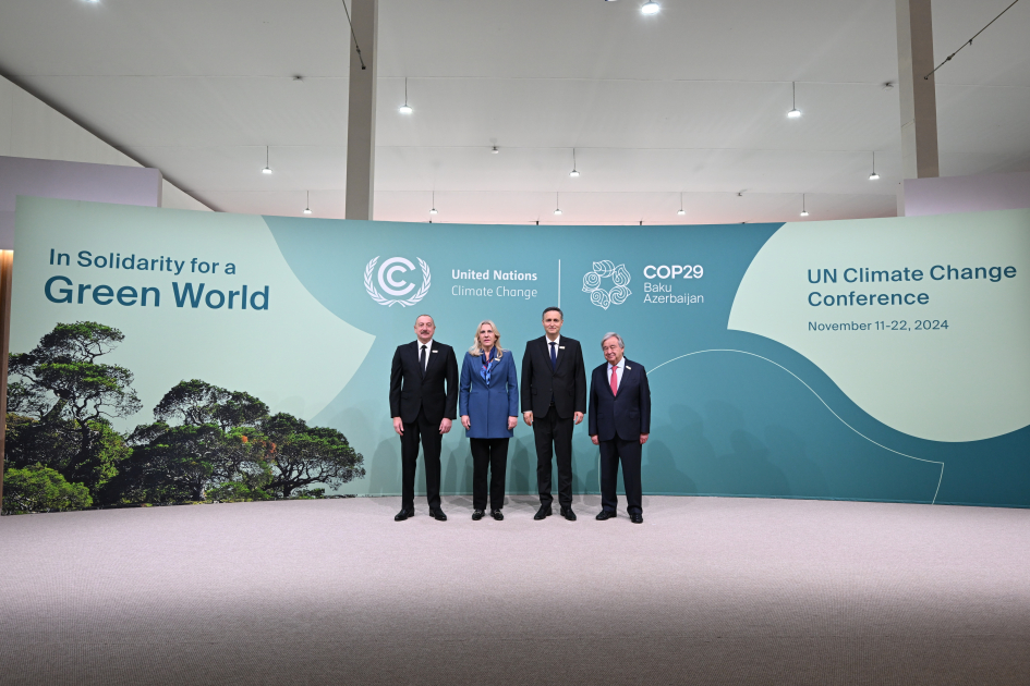 Bakıda COP29-un Liderlər Sammitinin açılış mərasimi keçirilib, Prezident İlham Əliyev çıxış edib (FOTO/VİDEO) (YENİLƏNİB-6)