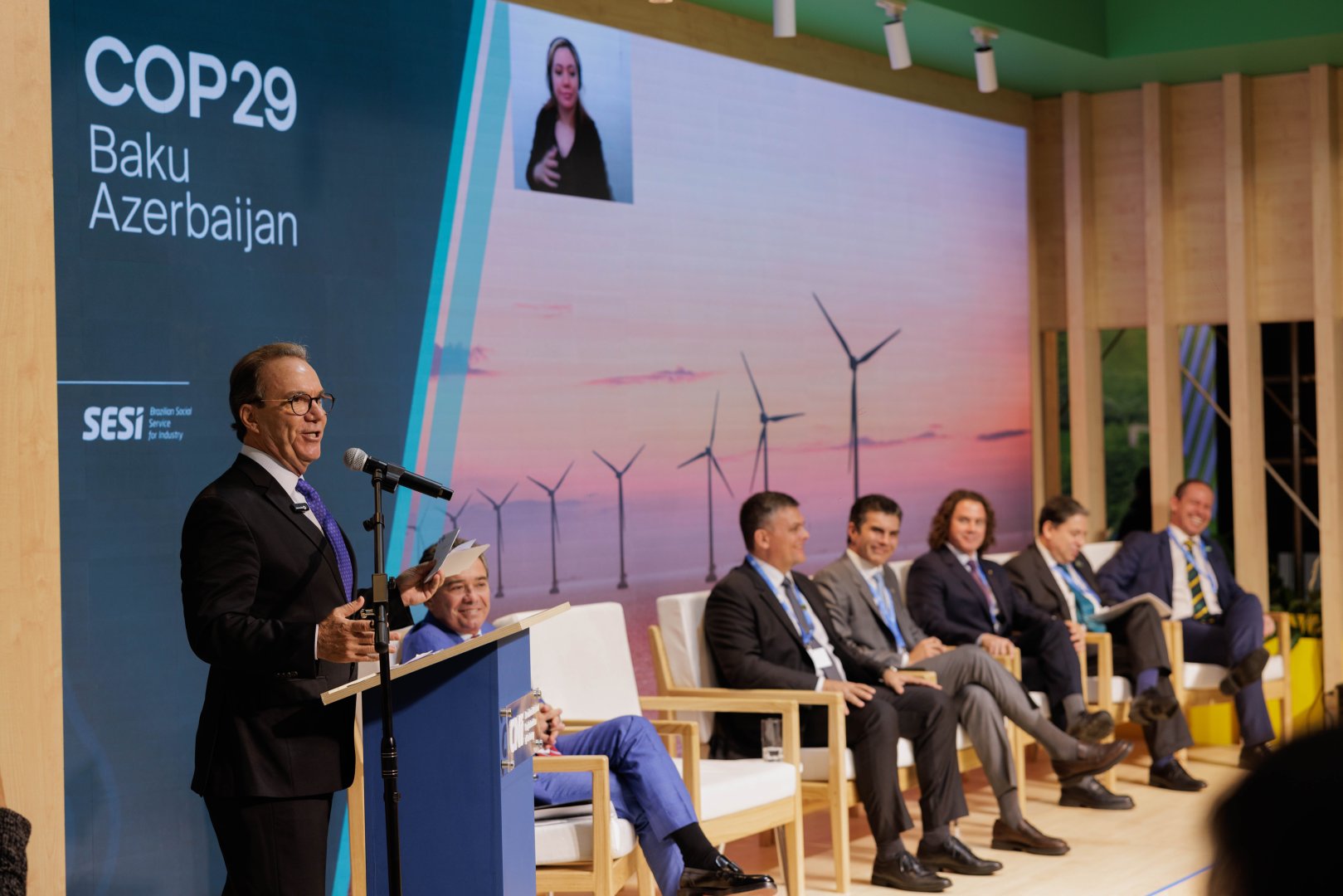 COP29-un Yaşıl Zonasında korporativ dayanıqlılıq mövzusunda panel sessiyası baş tutub (FOTO)