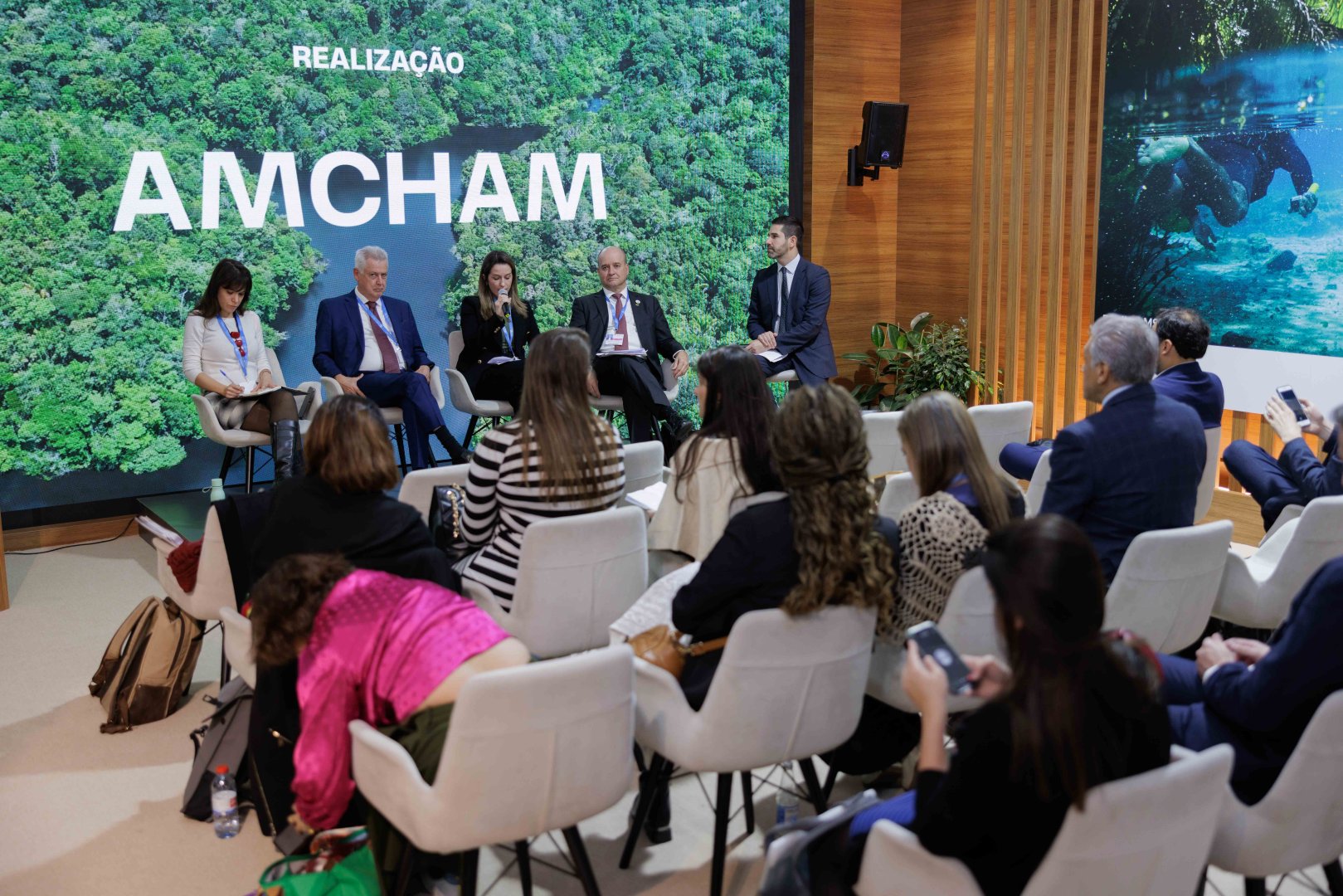 COP29-un Yaşıl Zonasında korporativ dayanıqlılıq mövzusunda panel sessiyası baş tutub (FOTO)