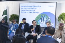 COP29 çərçivəsində “Pambıqdan geyimə dəyər zəncirinin karbonsuzlaşdırılması və iqlimə uyğunlaşdırılması” mövzusunda panel müzakirələr keçirilib (FOTO)