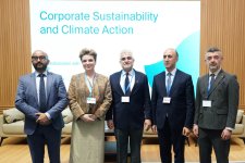 COP29-un Yaşıl Zonasında korporativ dayanıqlılıq mövzusunda panel sessiyası baş tutub (FOTO)