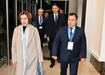 Moldova Respublikasının Prezidenti Azərbaycana səfərə gəlib (FOTO)