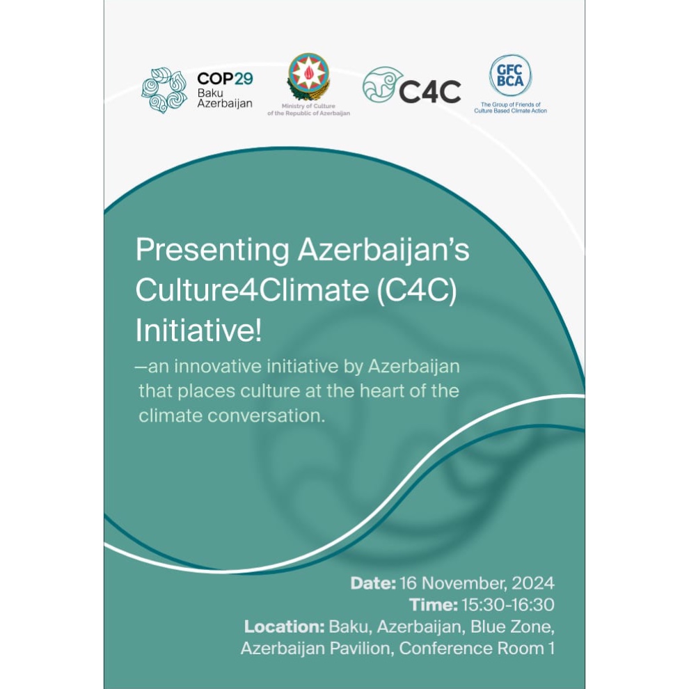 COP29 çərçivəsində Mədəniyyət Nazirlərinin 2-ci Yüksək Səviyyəli Görüşü keçiriləcək (FOTO)