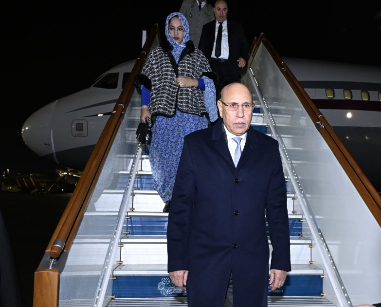Mavritaniya İslam Respublikasının Prezidenti Azərbaycanda səfərdədir (FOTO)