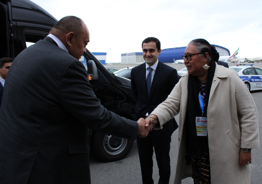 Tonqa Krallığının Baş naziri COP29-da iştirak etmək üçün Azərbaycanda səfərdədir (FOTO)