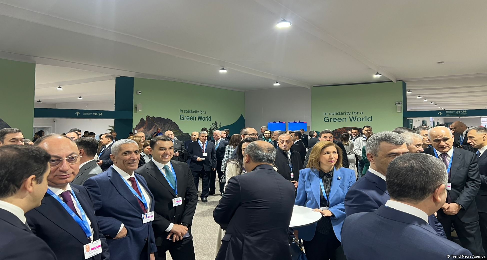 Azərbaycan rəsmiləri COP29 məkanında “Mavi zona” ilə tanış olublar (FOTO)