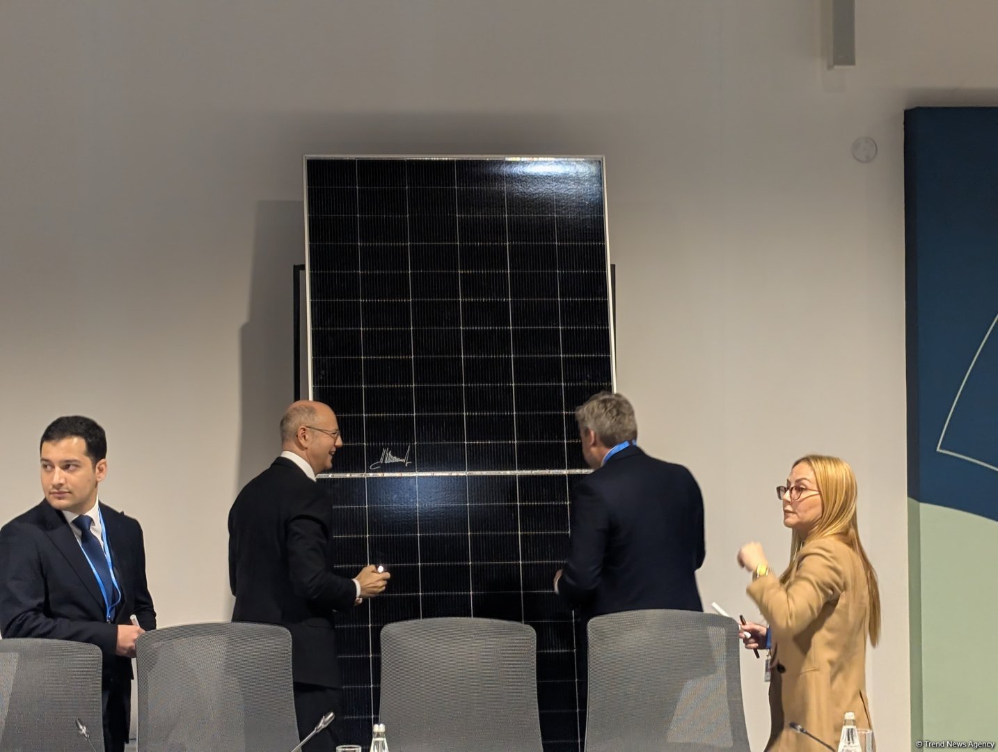 "Şəfəq" günəş elektrik stansiyasının təməlqoyma mərasimi keçirilib (FOTO)