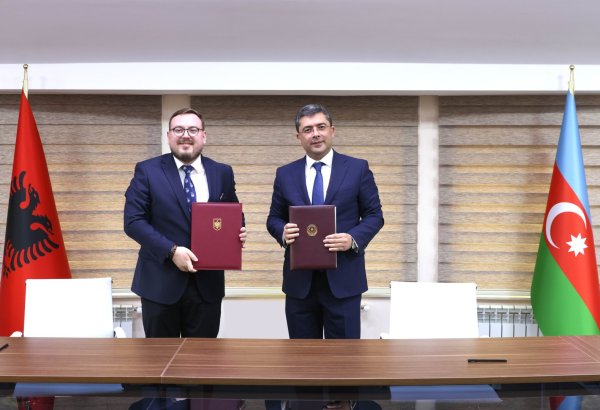 Azərbaycan və Albaniya arasında media sahəsində Anlaşma Memorandumu imzalanıb (FOTO)