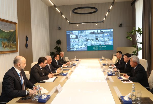 “AzərEnerji” və Çinin Dongfang şirkəti rəhbərliyi müzakirələr aparıb