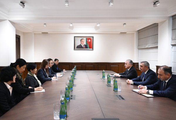 Prezident Administrasiyasının rəhbəri Samir Nuriyev Tokionun qubernatorunun başçılıq etdiyi nümayəndə heyəti ilə görüşüb (FOTO)