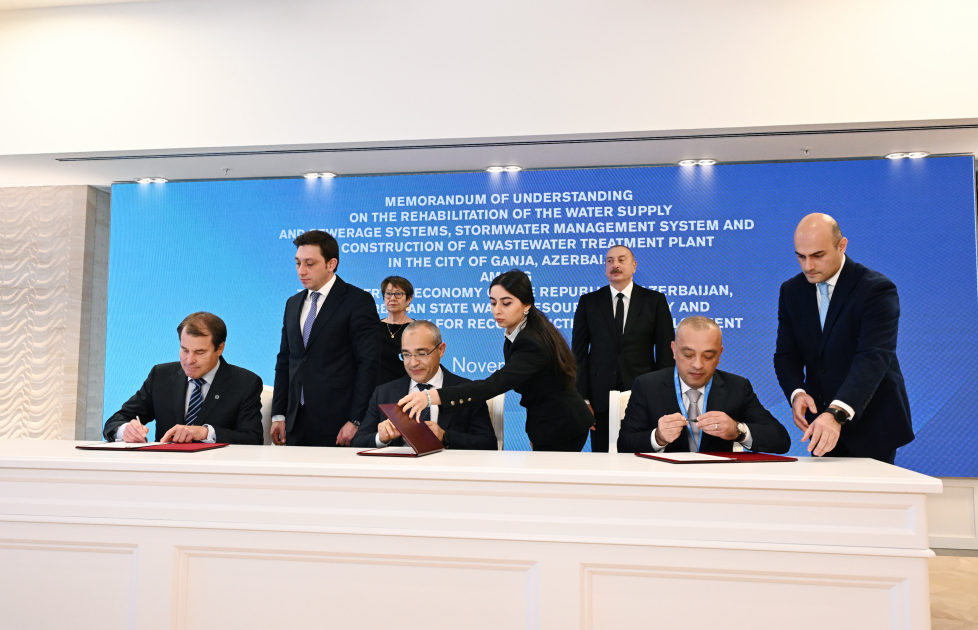 Prezident İlham Əliyev Avropa Yenidənqurma və İnkişaf Bankının prezidenti ilə görüşüb (FOTO/VİDEO)