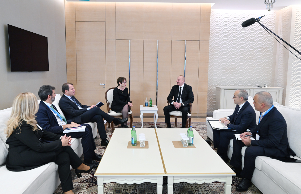 Prezident İlham Əliyev Avropa Yenidənqurma və İnkişaf Bankının prezidenti ilə görüşüb (FOTO/VİDEO)