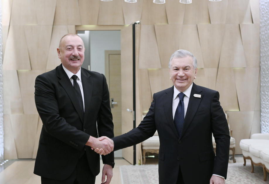 Bakıda Prezident İlham Əliyevin, Prezident Kasım-Jomart Tokayevin və Prezident Şavkat Mirziyoyevin üçtərəfli görüşü olub (FOTO/VİDEO) (YENİLƏNİB-2)