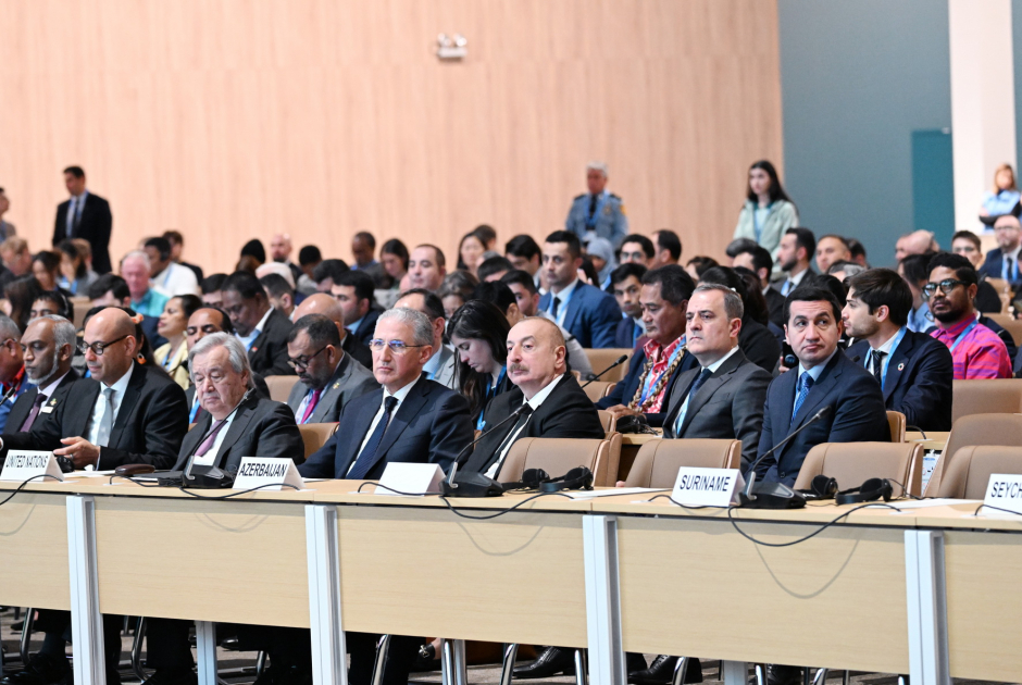 Prezident İlham Əliyev COP29 çərçivəsində inkişaf etməkdə olan kiçik ada dövlətlərinin Sammitində iştirak edib (FOTO/VİDEO) (YENİLƏNİB-3)