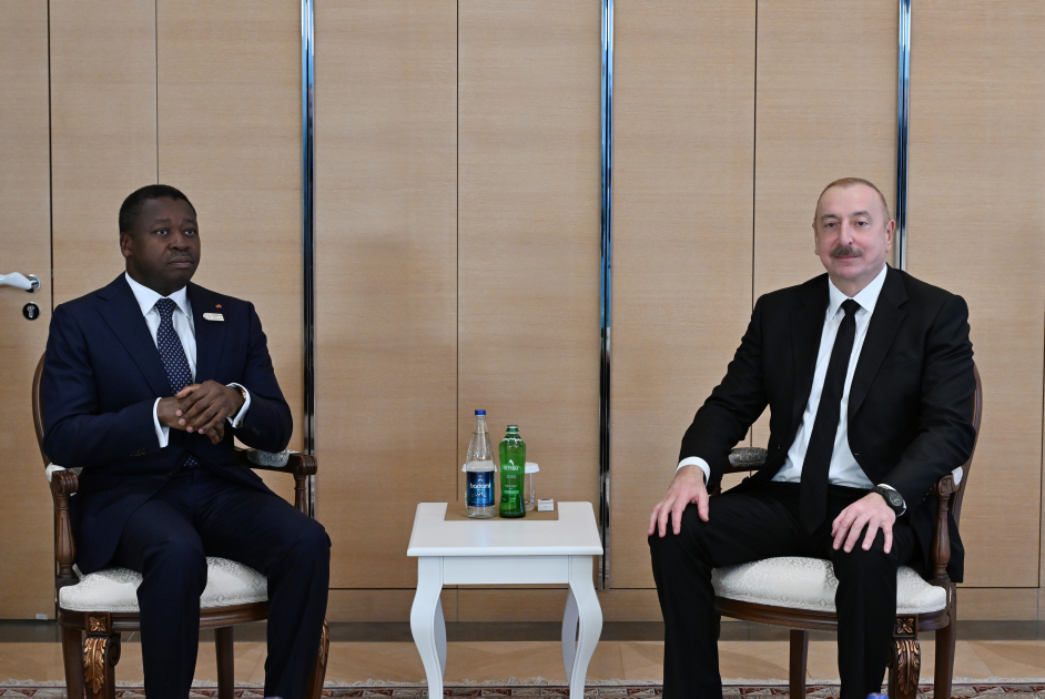 Prezident İlham Əliyev Toqo Prezidenti ilə görüşüb (FOTO/VİDEO) (YENİLƏNİB)