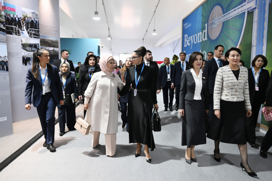 COP29-da Birinci xanımların iştirakı ilə “Gənclər iqlim fəaliyyətlərinin ön cəbhəsində” mövzusunda konfrans keçirilib (FOTO)