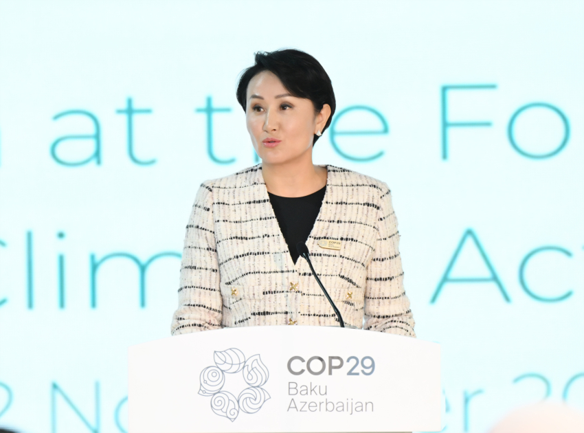 COP29-da Birinci xanımların iştirakı ilə “Gənclər iqlim fəaliyyətlərinin ön cəbhəsində” mövzusunda konfrans keçirilib (FOTO)