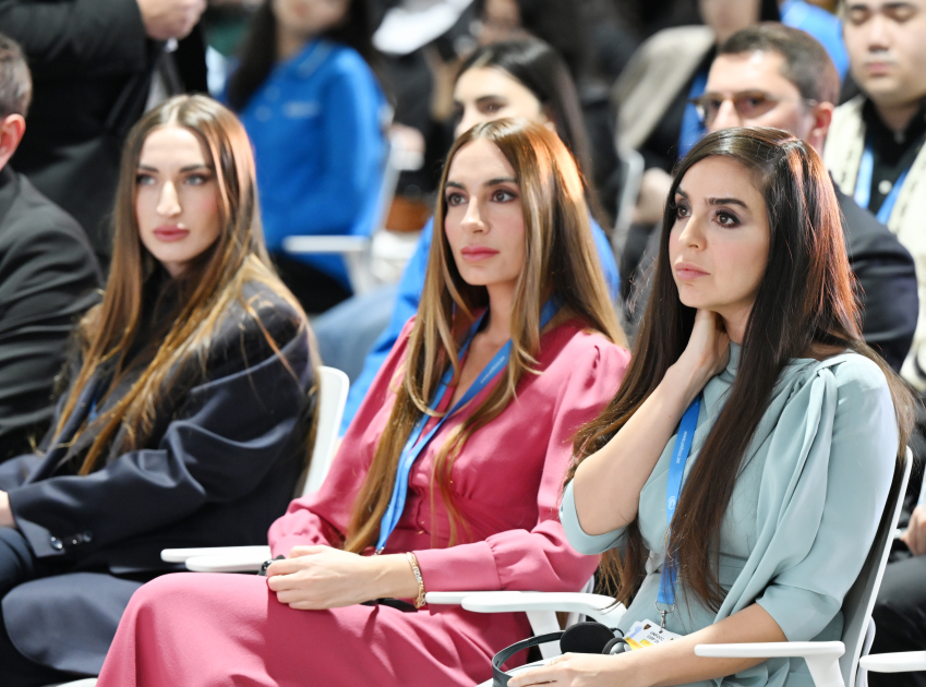 COP29-da Birinci xanımların iştirakı ilə “Gənclər iqlim fəaliyyətlərinin ön cəbhəsində” mövzusunda konfrans keçirilib (FOTO)