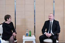 Prezident İlham Əliyev Avropa Yenidənqurma və İnkişaf Bankının prezidenti ilə görüşüb (FOTO/VİDEO)
