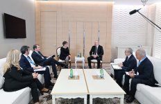 Prezident İlham Əliyev Avropa Yenidənqurma və İnkişaf Bankının prezidenti ilə görüşüb (FOTO/VİDEO)
