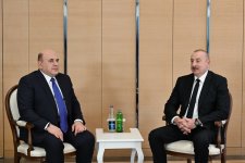 Prezident İlham Əliyev Rusiya Hökumətinin Sədri ilə görüşüb (FOTO/VİDEO) (YENİLƏNİB)