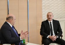 Prezident İlham Əliyev Rusiya Hökumətinin Sədri ilə görüşüb (FOTO/VİDEO) (YENİLƏNİB)