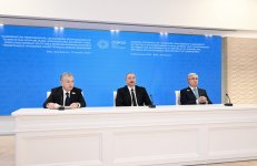 Bakıda Prezident İlham Əliyevin, Prezident Kasım-Jomart Tokayevin və Prezident Şavkat Mirziyoyevin üçtərəfli görüşü olub (FOTO/VİDEO) (YENİLƏNİB-2)