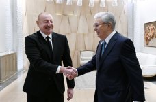 Bakıda Prezident İlham Əliyevin, Prezident Kasım-Jomart Tokayevin və Prezident Şavkat Mirziyoyevin üçtərəfli görüşü olub (FOTO/VİDEO) (YENİLƏNİB-2)