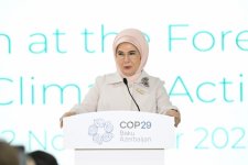 COP29-da Birinci xanımların iştirakı ilə “Gənclər iqlim fəaliyyətlərinin ön cəbhəsində” mövzusunda konfrans keçirilib (FOTO)