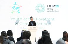COP29-da Birinci xanımların iştirakı ilə “Gənclər iqlim fəaliyyətlərinin ön cəbhəsində” mövzusunda konfrans keçirilib (FOTO)
