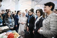 COP29-da Birinci xanımların iştirakı ilə “Gənclər iqlim fəaliyyətlərinin ön cəbhəsində” mövzusunda konfrans keçirilib (FOTO)