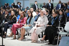 COP29-da Birinci xanımların iştirakı ilə “Gənclər iqlim fəaliyyətlərinin ön cəbhəsində” mövzusunda konfrans keçirilib (FOTO)