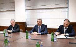 Prezident Administrasiyasının rəhbəri Samir Nuriyev Tokionun qubernatorunun başçılıq etdiyi nümayəndə heyəti ilə görüşüb (FOTO)
