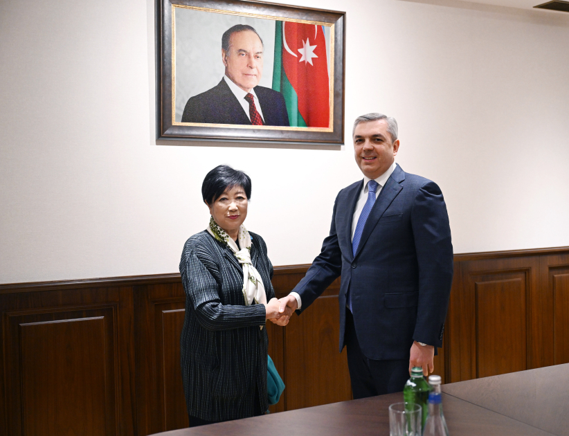 Prezident Administrasiyasının rəhbəri Samir Nuriyev Tokionun qubernatorunun başçılıq etdiyi nümayəndə heyəti ilə görüşüb (FOTO)