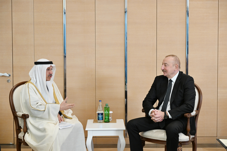 Prezident İlham Əliyev İslam İnkişaf Bankının prezidenti ilə görüşüb (FOTO/VİDEO) (YENİLƏNİB)
