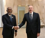 Prezident İlham Əliyev Maldiv Prezidenti ilə görüşüb (FOTO/VİDEO) (YENİLƏNİB)