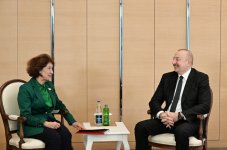 Prezident İlham Əliyev Şimali Makedoniya Prezidenti ilə görüşüb (FOTO/VİDEO) (YENİLƏNİB)