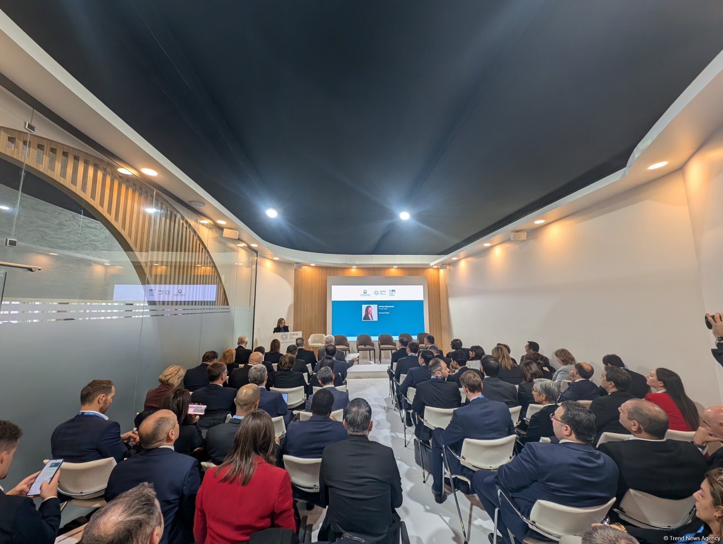 COP29-da Maliyyə, İnvestisiya və Ticarət Günü çərçivəsində dayanıqlı maliyyələşdirmə mövzusunda panel müzakirə keçirilib (FOTO)