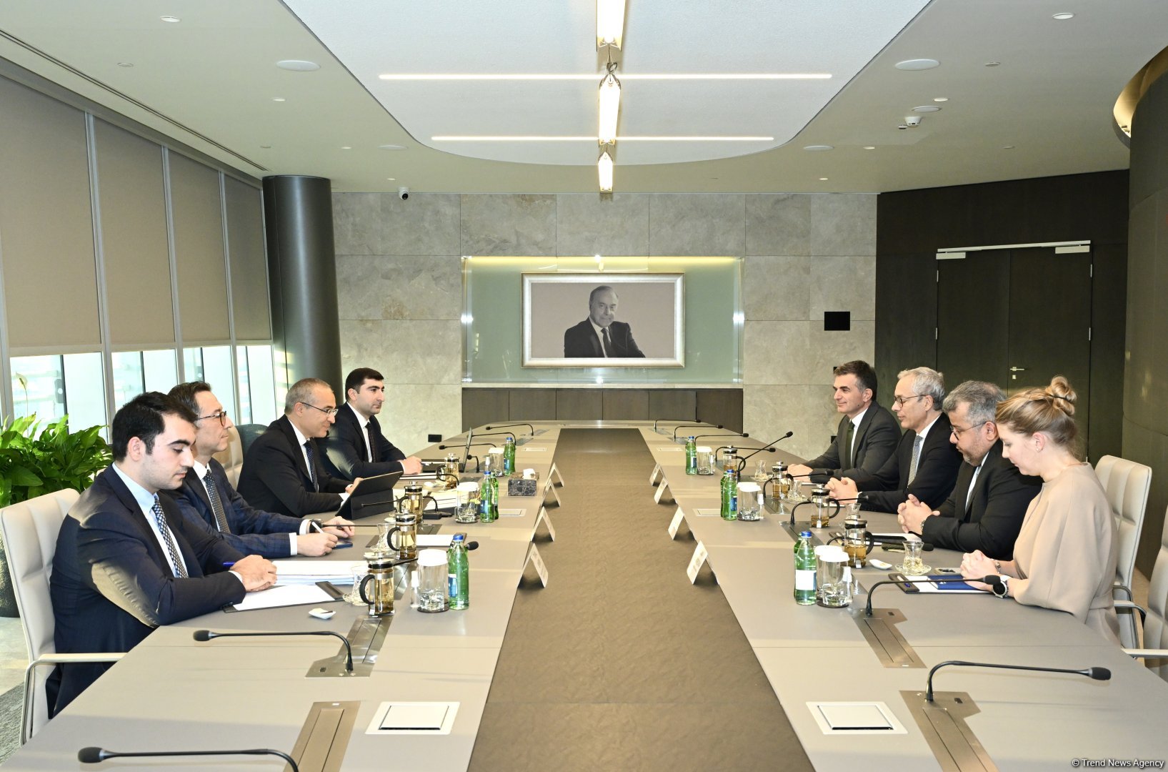 “ACWA Power” şirkəti ilə əməkdaşlıq məsələləri müzakirə olunub (FOTO)